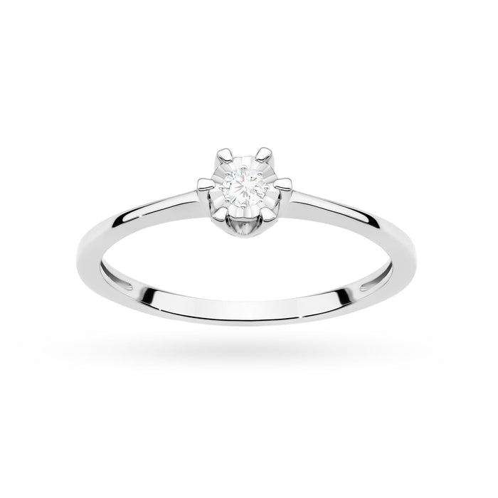 Inel Aur 14K W0628 Diamant 0,03ct