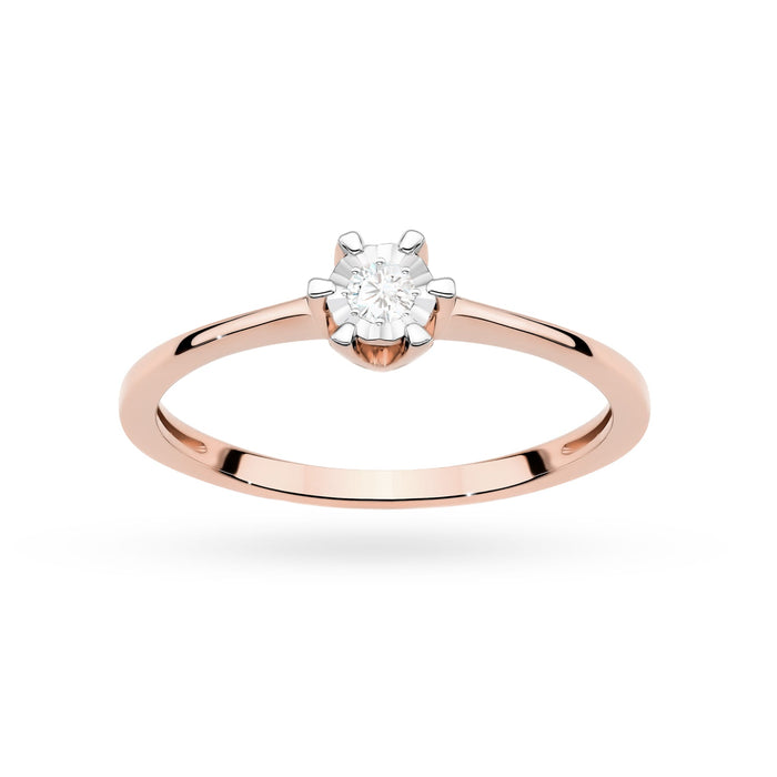 Inel Aur 14K W0628 Diamant 0,03ct