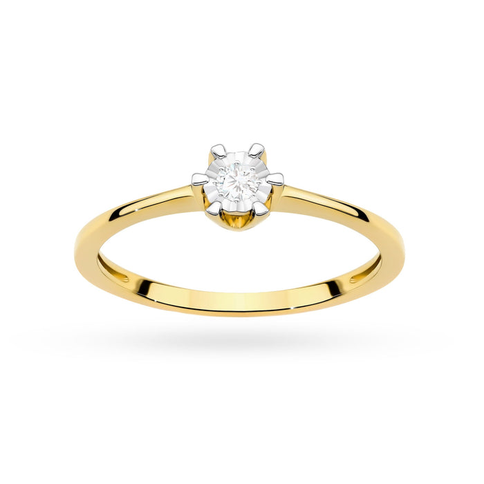 Inel Aur 14K W0628 Diamant 0,03ct