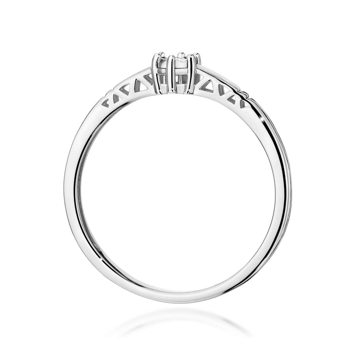 Inel Aur 14K W0630 Diamant 0.03ct