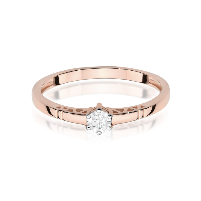 Inel Aur 14K W0630 Diamant 0.03ct