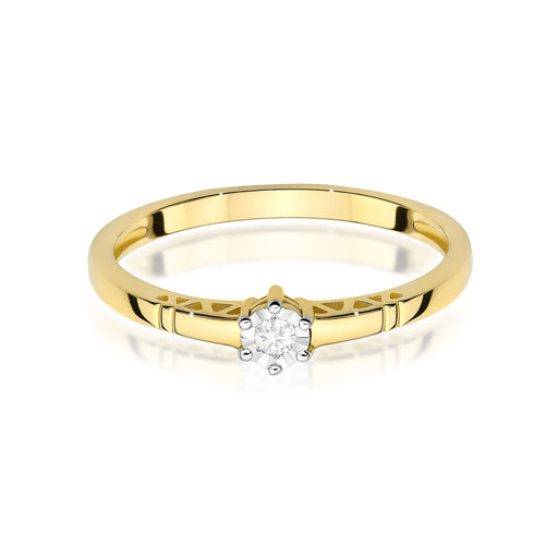 Inel Aur 14K W0630 Diamant 0.03ct