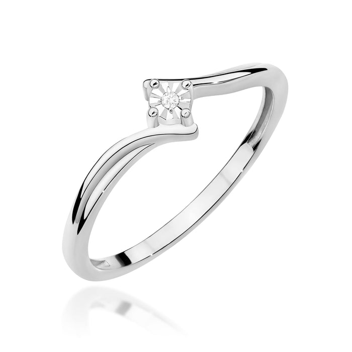 Inel Aur 14K W0631 Diamant 0.01ct