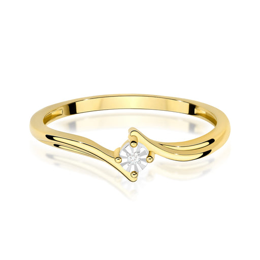 Inel Aur 14K W0631 Diamant 0.01ct