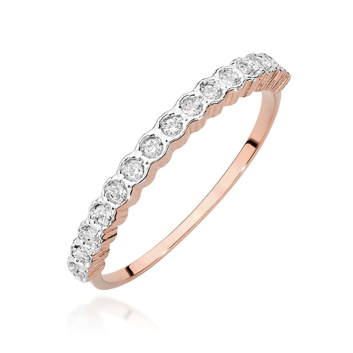 Inel Aur 14K W0634 Diamante 0.13ct