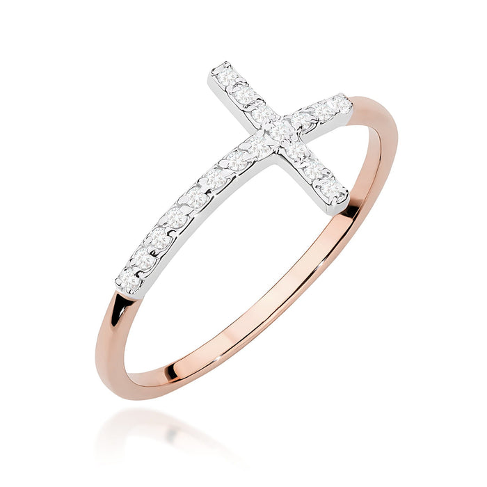 Inel Aur 14K W0636 Diamante 0.09ct