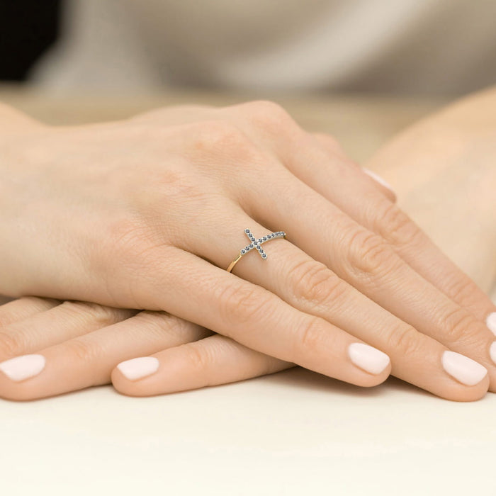 Inel Aur 14K W0636 cu Diamante