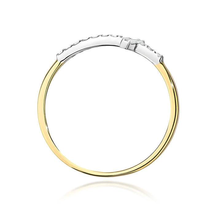 Inel Aur 14K W0636 Diamante 0.09ct
