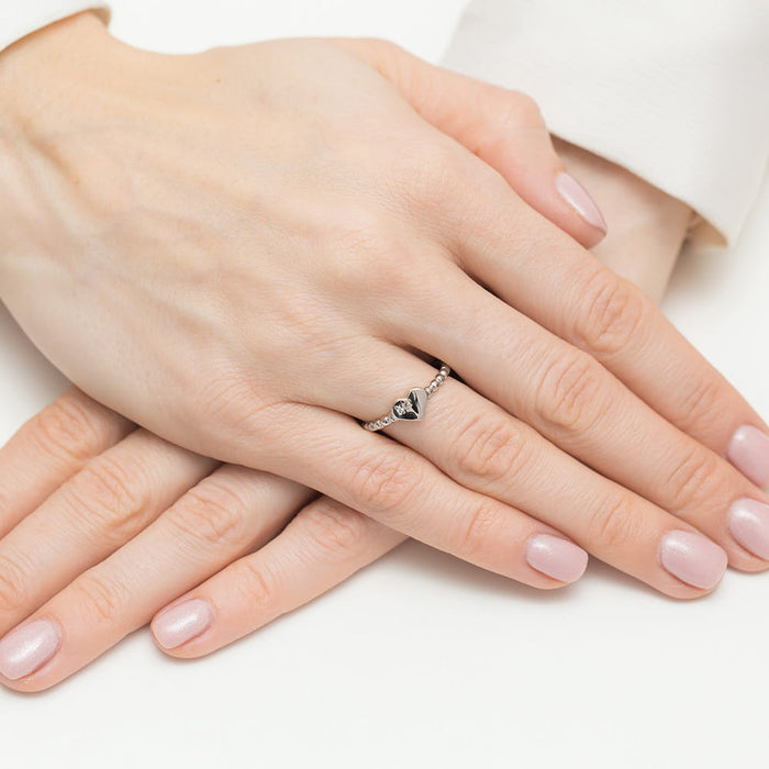 Inel Aur 14K W0637 Diamant 0.01ct