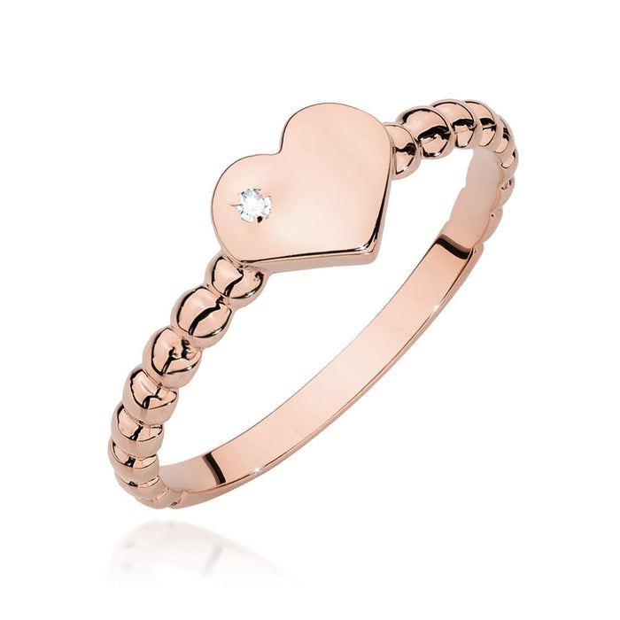 Inel Aur 14K W0637 Diamant 0.01ct