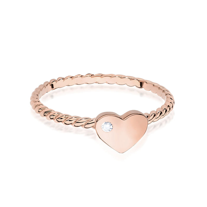 Inel Aur 14K W0637 Diamant 0.01ct