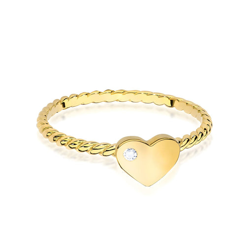 Inel Aur 14K W0637 Diamant 0.01ct