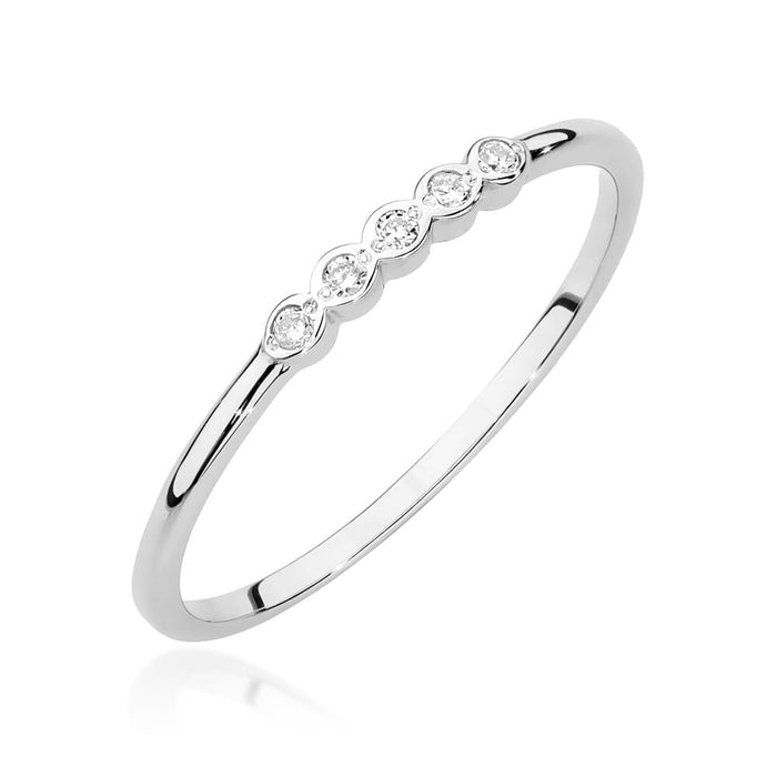 Inel Aur 14K W0638 Diamante 0.04ct