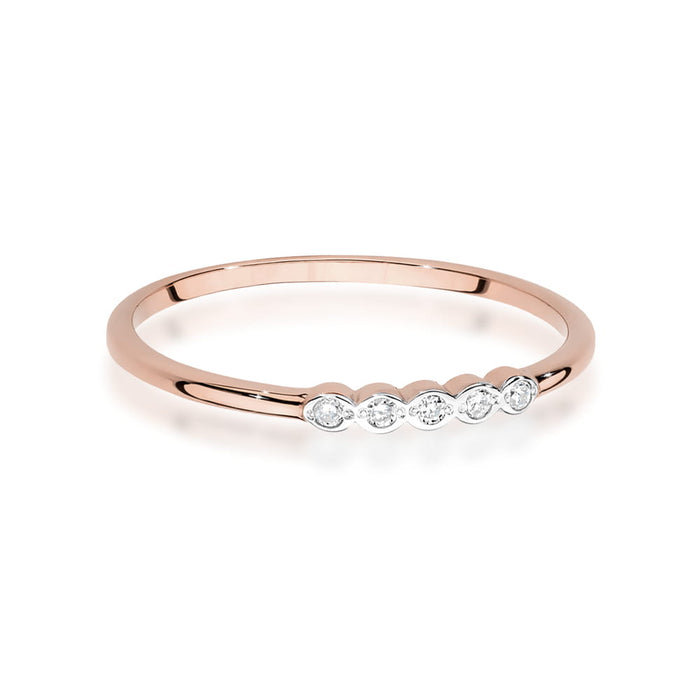 Inel Aur 14K W0638 Diamante 0.04ct