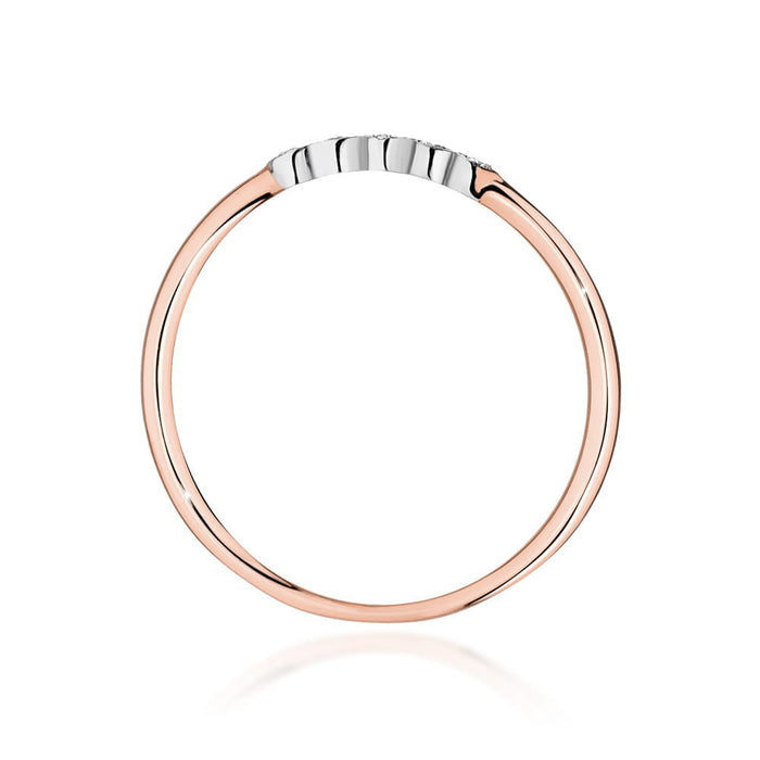 Inel Aur 14K W0638 Diamante 0.04ct