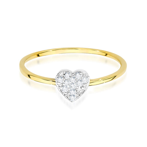 Inel Aur 14K W0641 Diamante 0.10ct