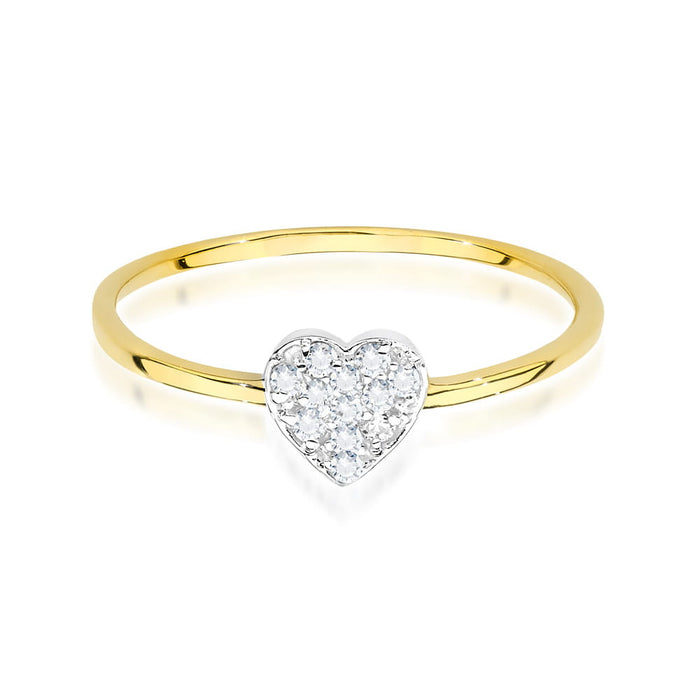 Inel Aur 14K W0641 Diamante 0.10ct