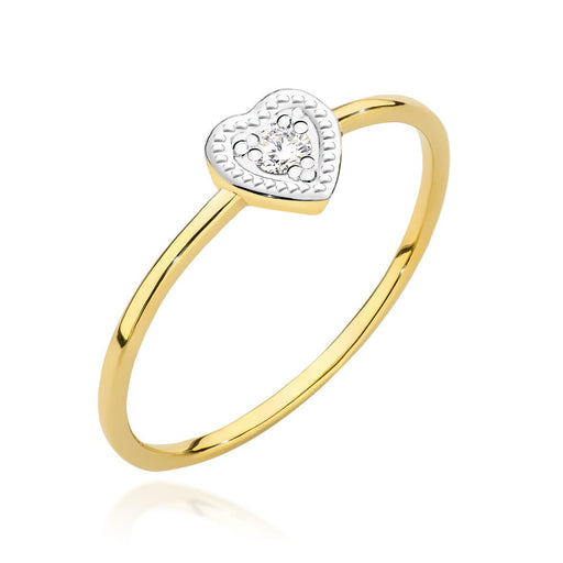 Inel Aur 14K W0642 Diamant 0.02ct