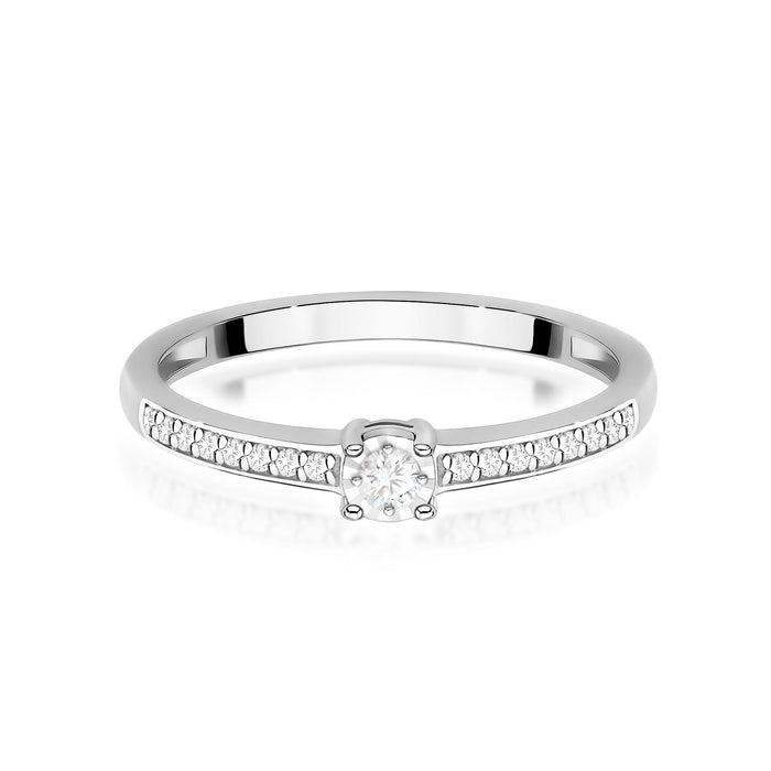 Inel Aur 14K W0648 Diamant 0.03ct