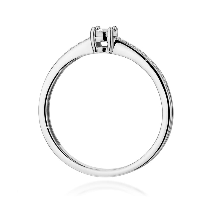 Inel Aur 14K W0648 Diamant 0.03ct