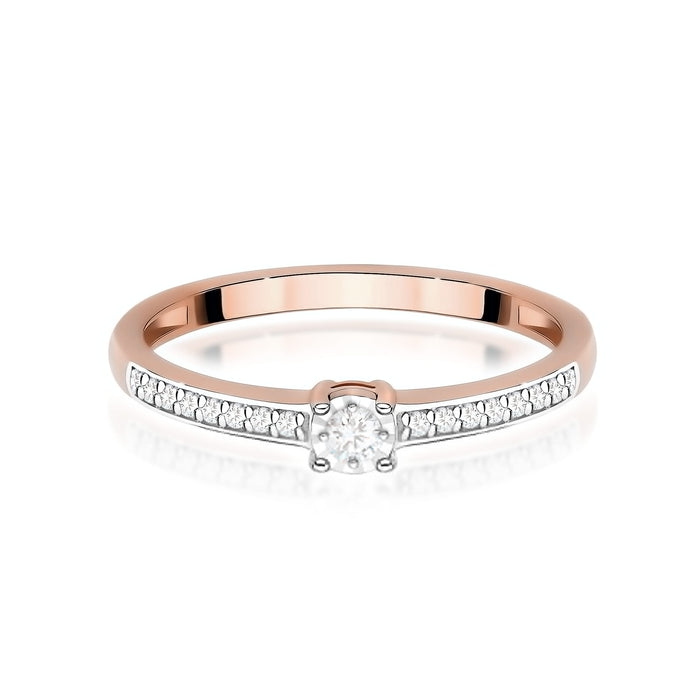 Inel Aur 14K W0648 Diamant 0.03ct