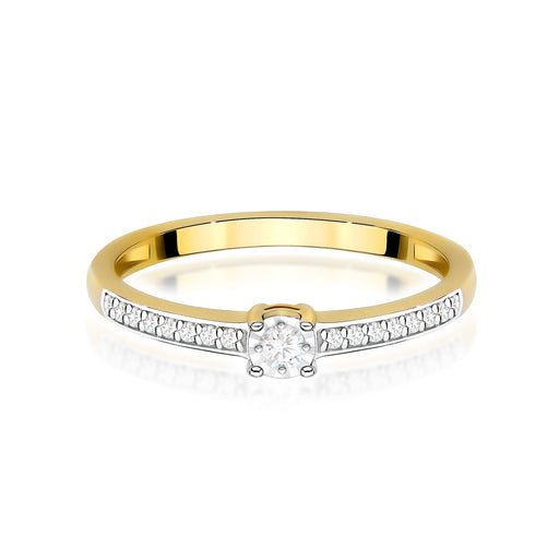 Inel Aur 14K W0648 Diamant 0.03ct