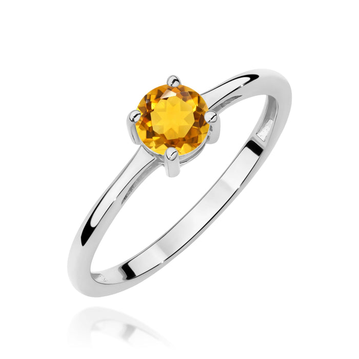 Inel Aur 14K W0656 Citrin 0.50ct