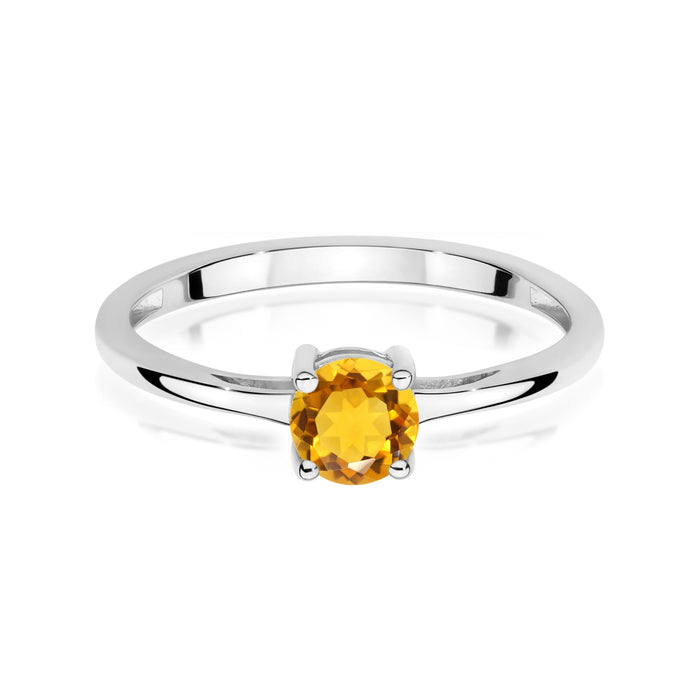 Inel Aur 14K W0656 Citrin 0.50ct