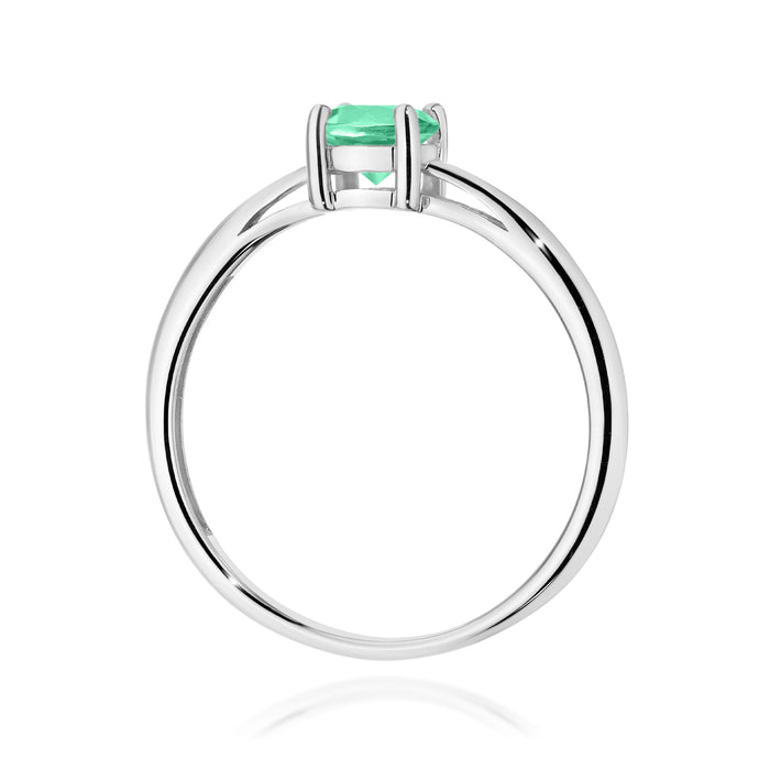 Inel Aur 14K W0656 Smarald 0.50ct