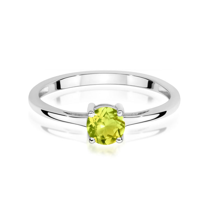 Inel Aur 14K W0656 Peridot 0.60ct