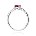 Inel Aur 14K W0656 Rodolit 0.60ct