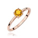 Inel Aur 14K W0656 Citrin 0.50ct