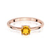 Inel Aur 14K W0656 Citrin 0.50ct