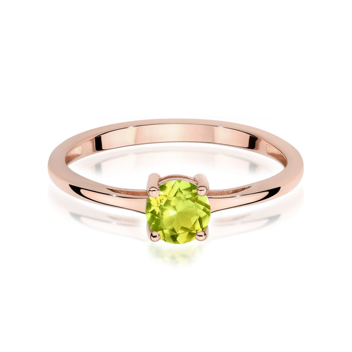Inel Aur 14K W0656 Peridot 0.60ct