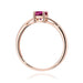 Inel Aur 14K W0656 Rodolit 0.60ct