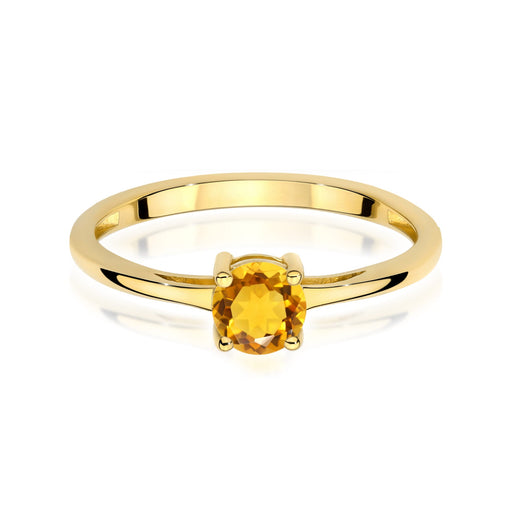 Inel Aur 14K W0656 Citrin 0.50ct