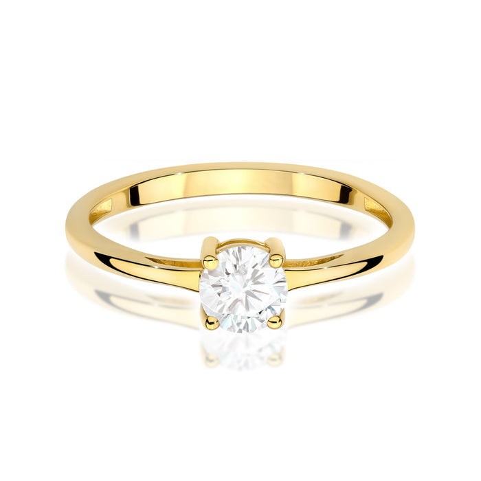 Inel Aur 14K W0656 Diamant Cultivat 0.50ct