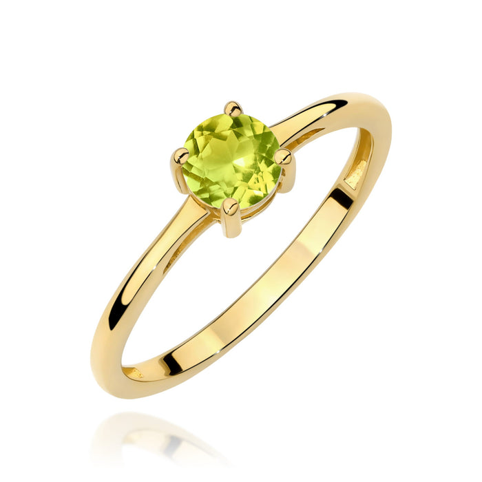 Inel Aur 14K W0656 Peridot 0.60ct