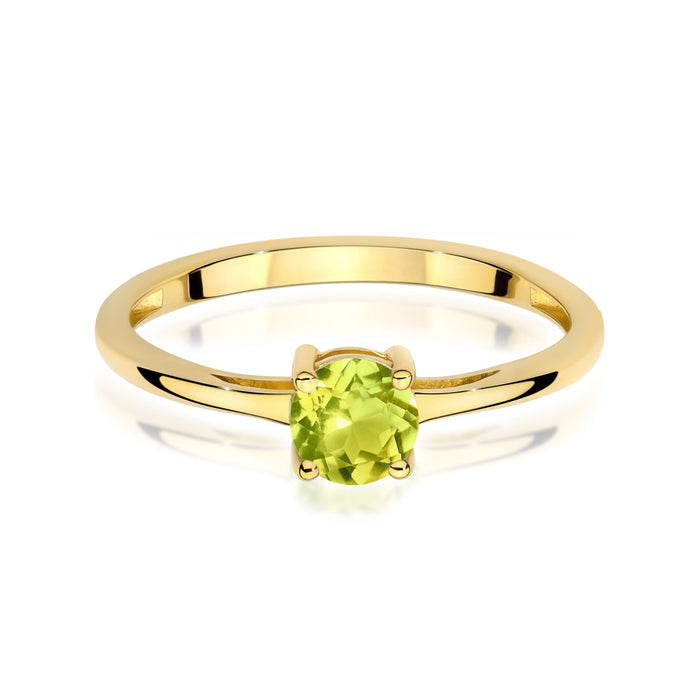 Inel Aur 14K W0656 Peridot 0.60ct