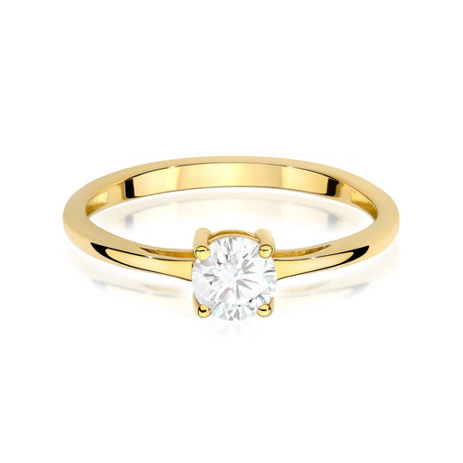 Inel Aur 14K W0656 Safir Alb 0.60ct