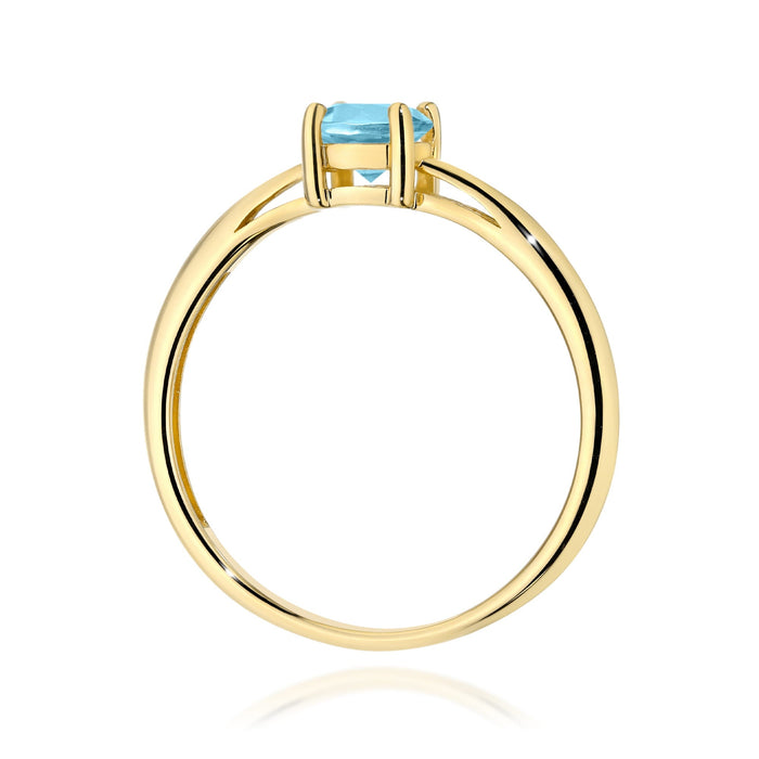 Inel Aur 14K W0656 Topaz 0.50ct
