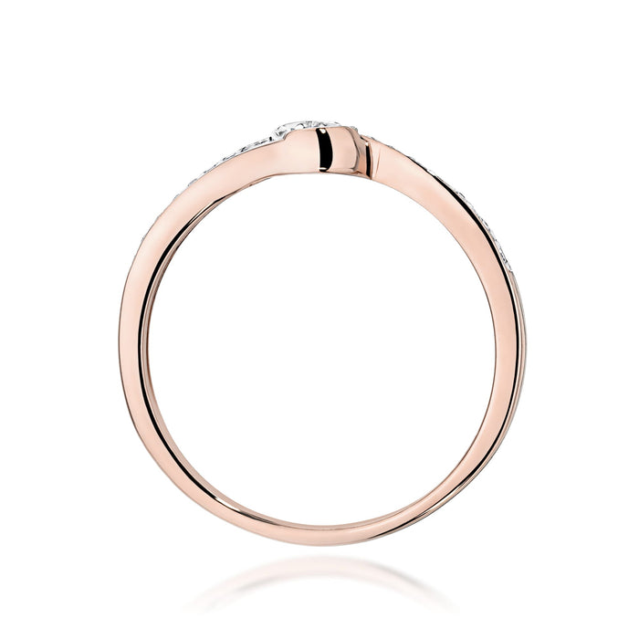 Inel Aur 14K W0658 Diamant 0,08ct