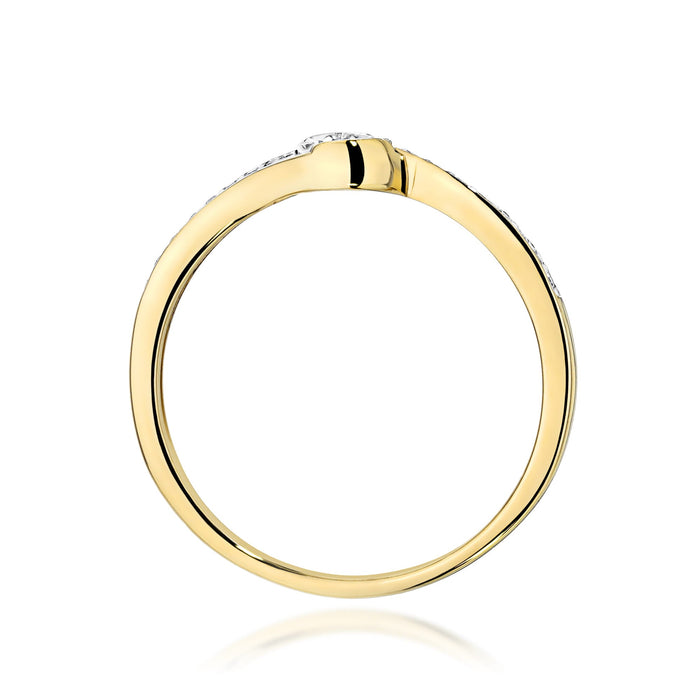Inel Aur 14K W0658 Diamant 0,08ct