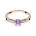 Inel Aur 14K cu Ametist 0.50 ct