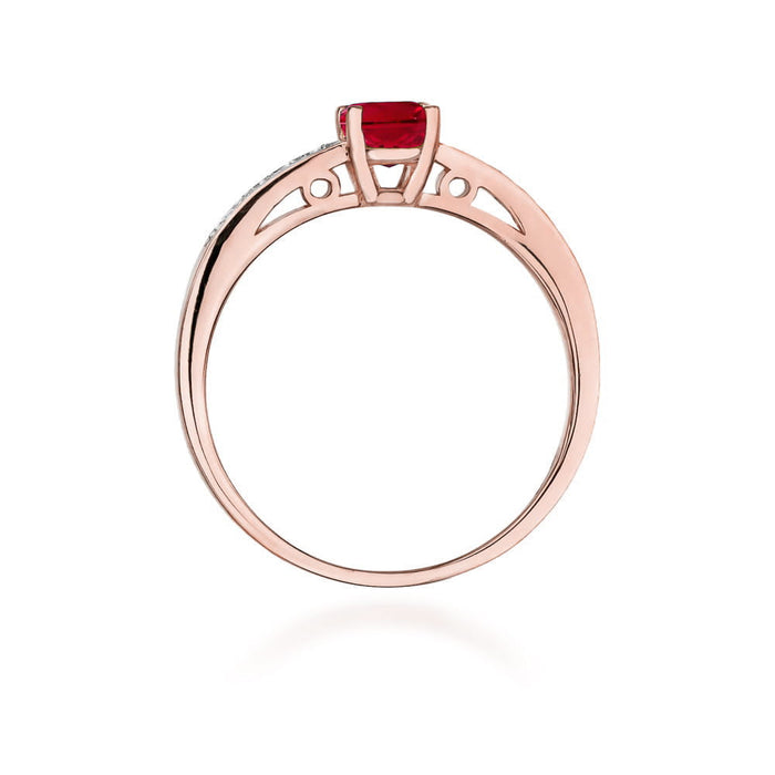 Inel Aur 14k cu Rubin 0.60 ct