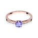 Inel Aur 14K cu Tanzanit 0.50 ct