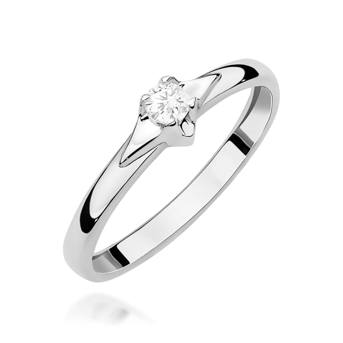 Inel Aur 14K W0666 Diamant 0.15ct