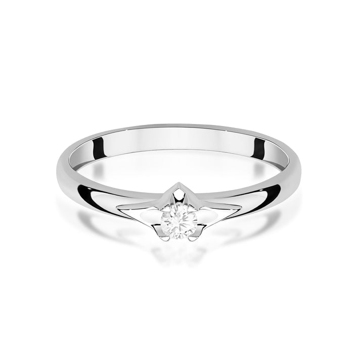 Inel Aur 14K W0666 Diamant 0.15ct