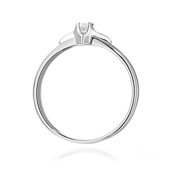 Inel Aur 14K W0666 Diamant 0.15ct