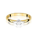 Inel Aur 14K W0666 Diamant 0.15ct